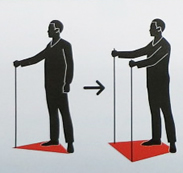 Enjoy walking with preventing a fall
