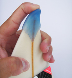 Surfco Diamond Tip。鋭利な先端を覆い、サーフィンの安全を守る