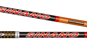 今期、SINANOレーシングポールのコンセプトカラーは「オレンジ」。